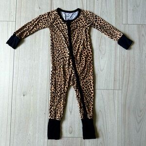 Little Sleepies Cheetah Pajama Onesie